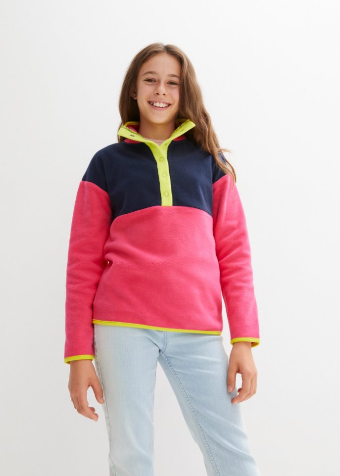Mädchen Fleeceshirt