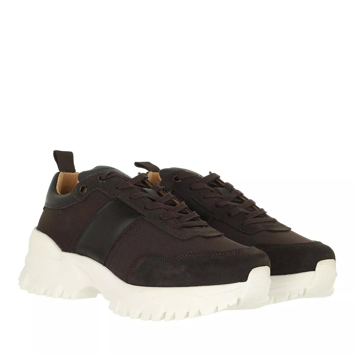 TIGER OF SWEDEN Freizeit Schnürer braun Low-Top Sneaker