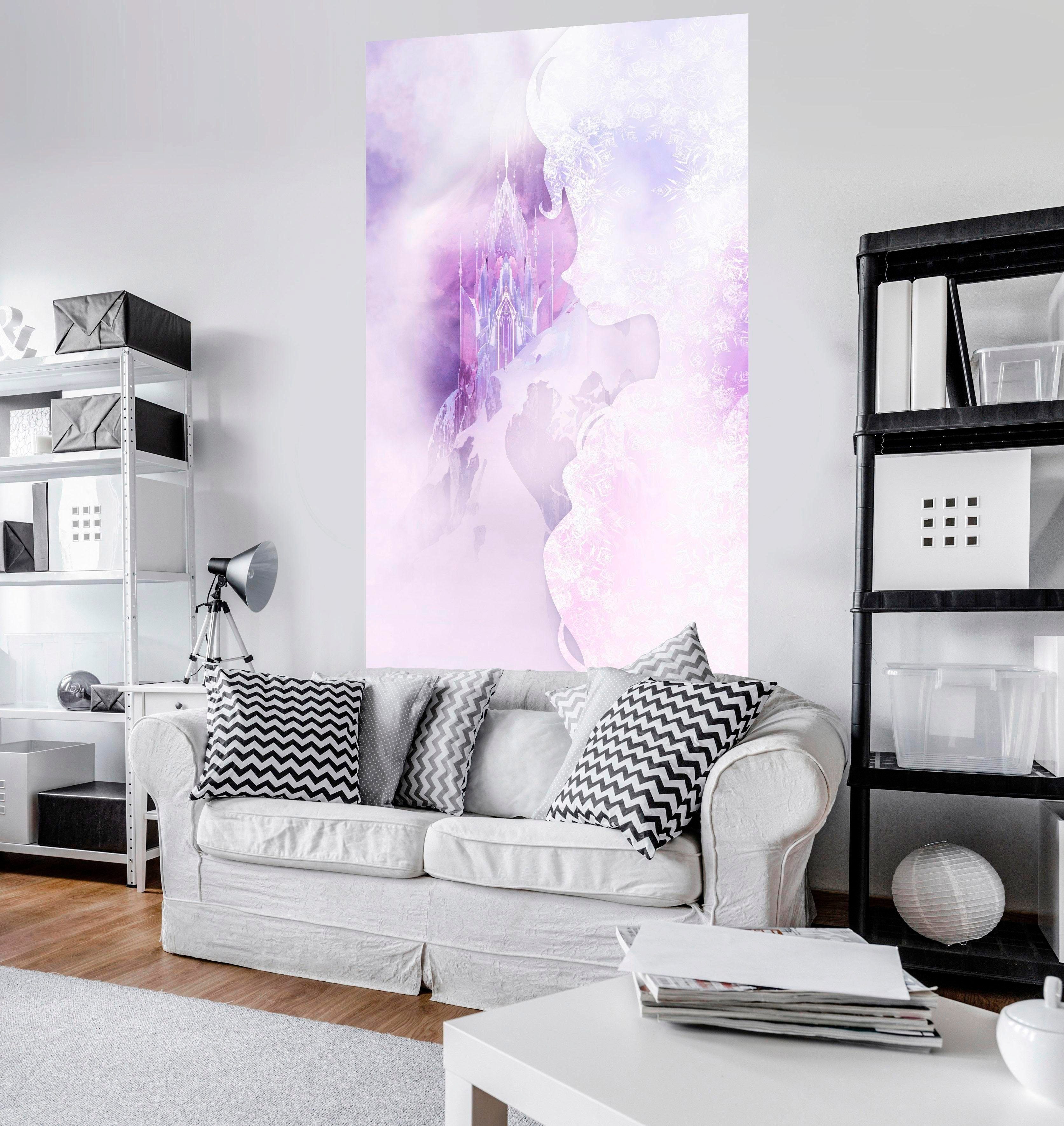 Komar Vliestapete Frozen Winter Mist, (1 St), 120x200 cm (Breite x Höhe), Vliestapete, 100 cm Bahnbreite