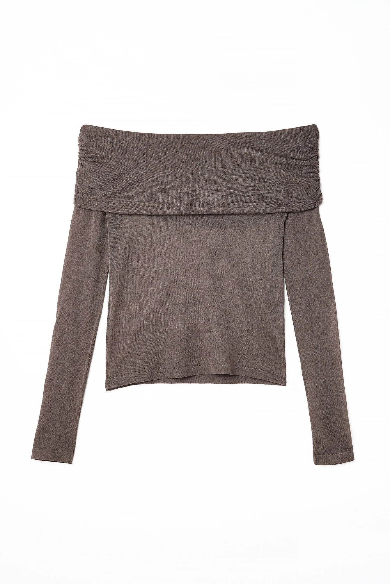 Drapiertes Feinstricktop