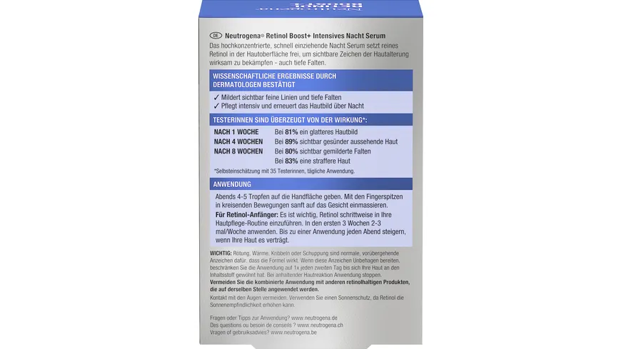 Neutrogena Retinol Boost + Intensives Nacht Serum 30 ml