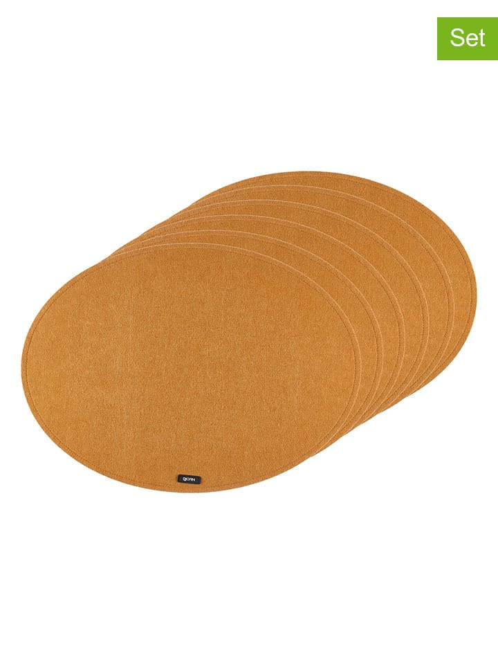 Björn 6er-Set: Tischsets in Hellbraun - (L)45 x (B)33 cm günstig kaufen onesize