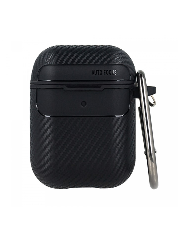 COFI 1453 Kopfhörerhülle Carbon Etui kompatibel mit AirPods in Rot günstig kaufen onesize