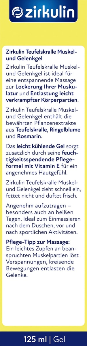 Teufelskralle Muskel- und Gelenkgel, 125 ml