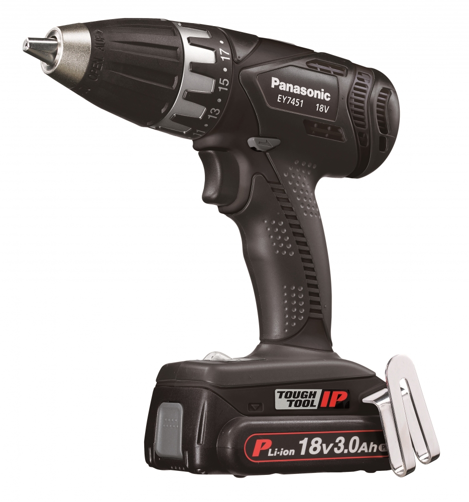 Panasonic EY7451PN2S Akku-boremaskine 18 Volt 3,0 Ah Li-ion i systainer