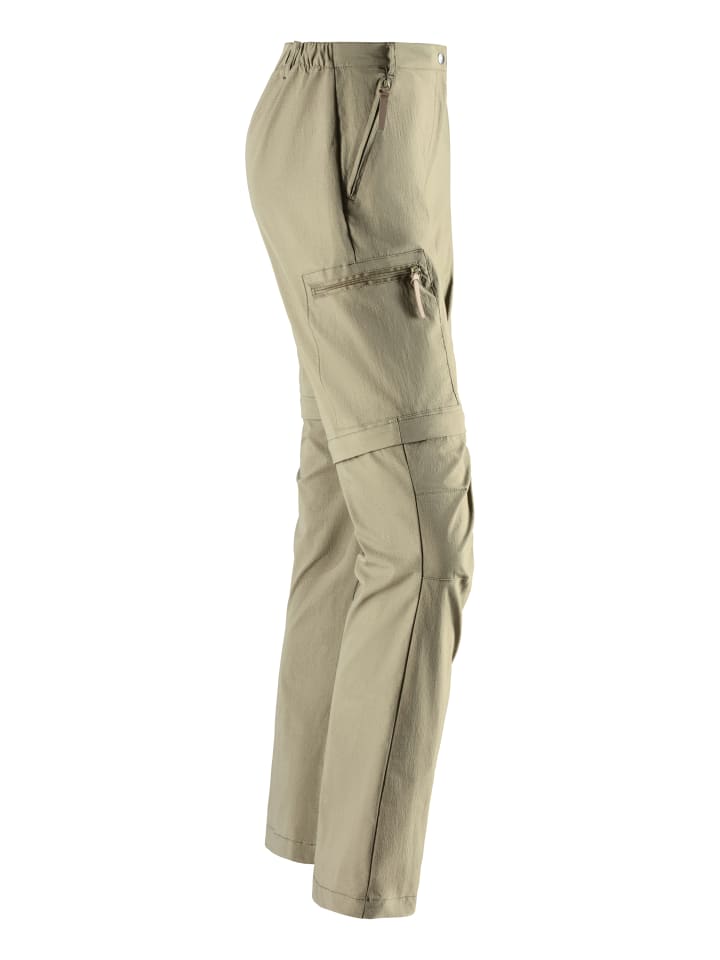 LASCANA ACTIVE Trekkinghose in khaki günstig kaufen