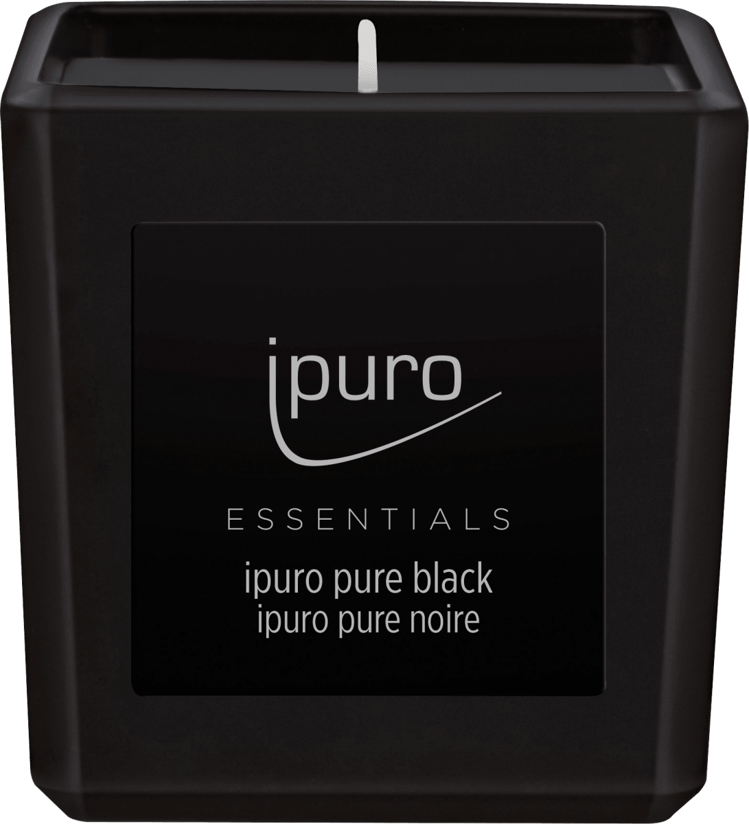 Duftkerze im  Glas pure black, 125 g