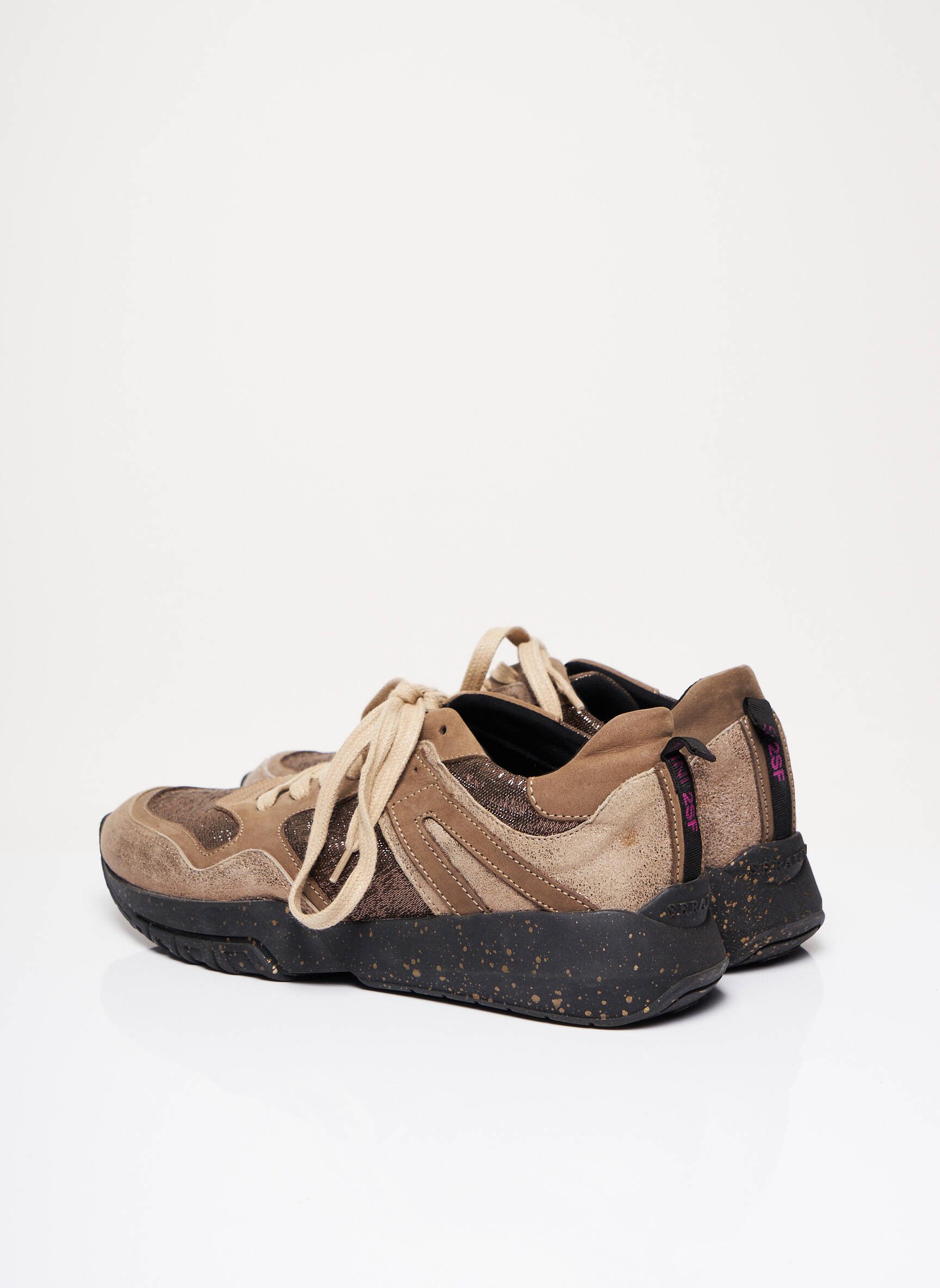 Serafini Baskets Femme couleur marron