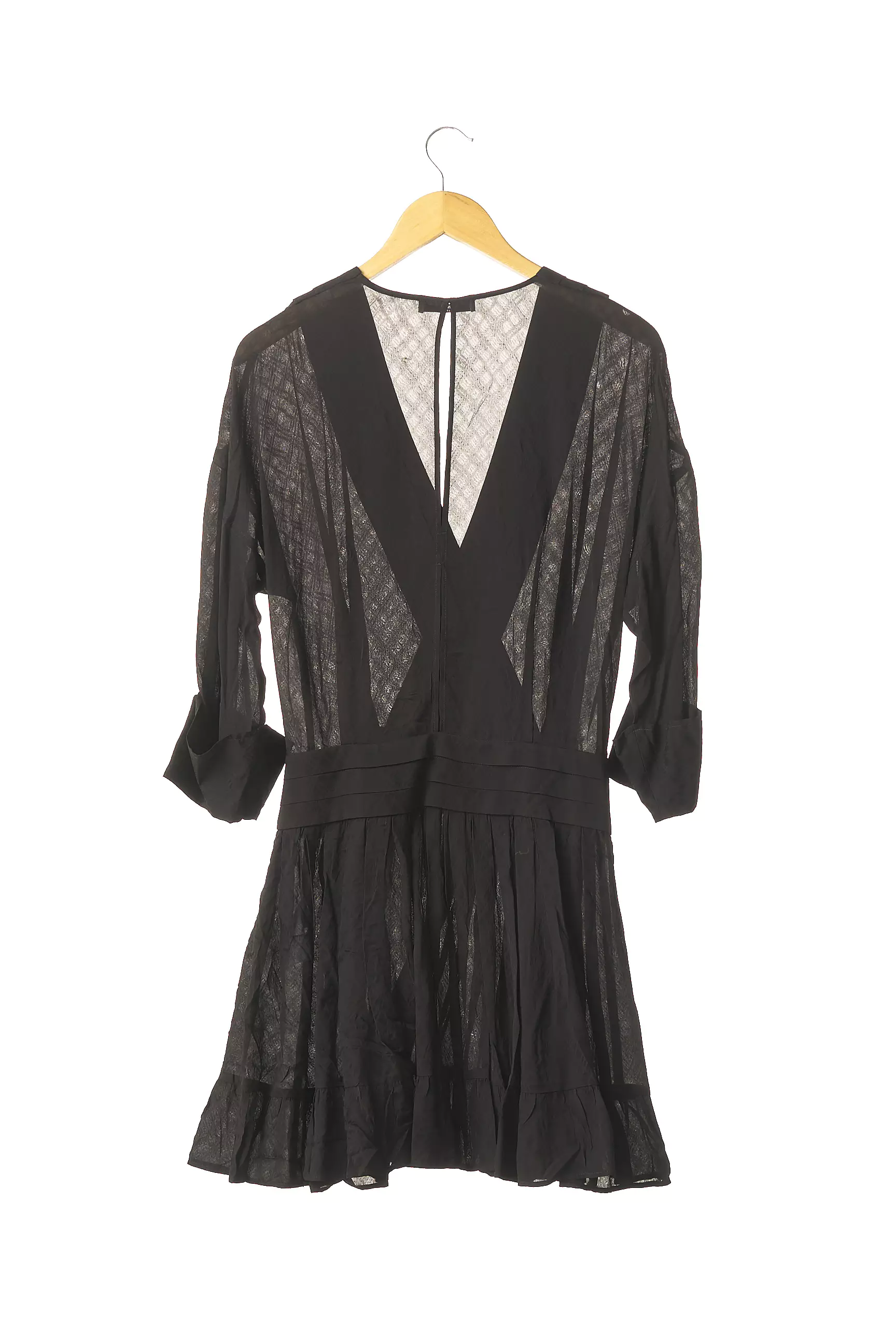 Sandro Robes Mi Longues Femme couleur noir