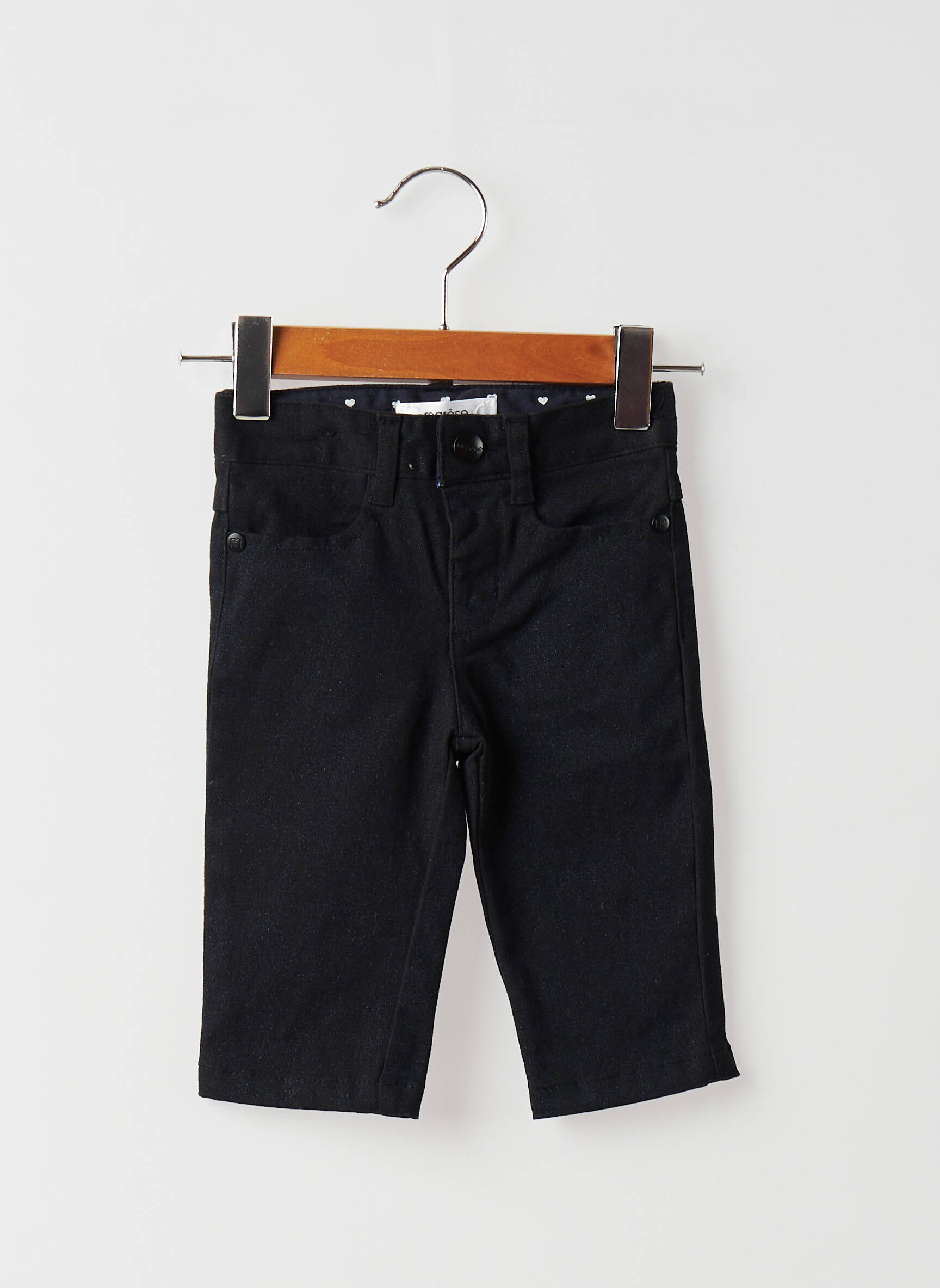 Marese Pantalons Droits Fille couleur noir