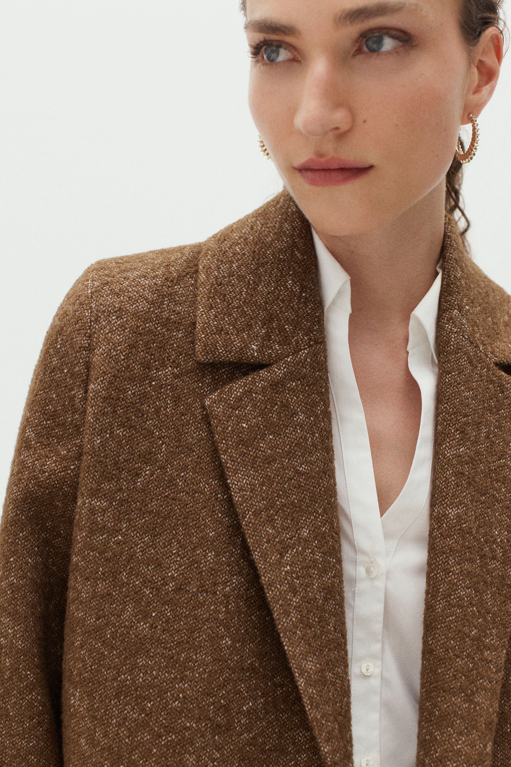 manteau jeremie vert kaki femme