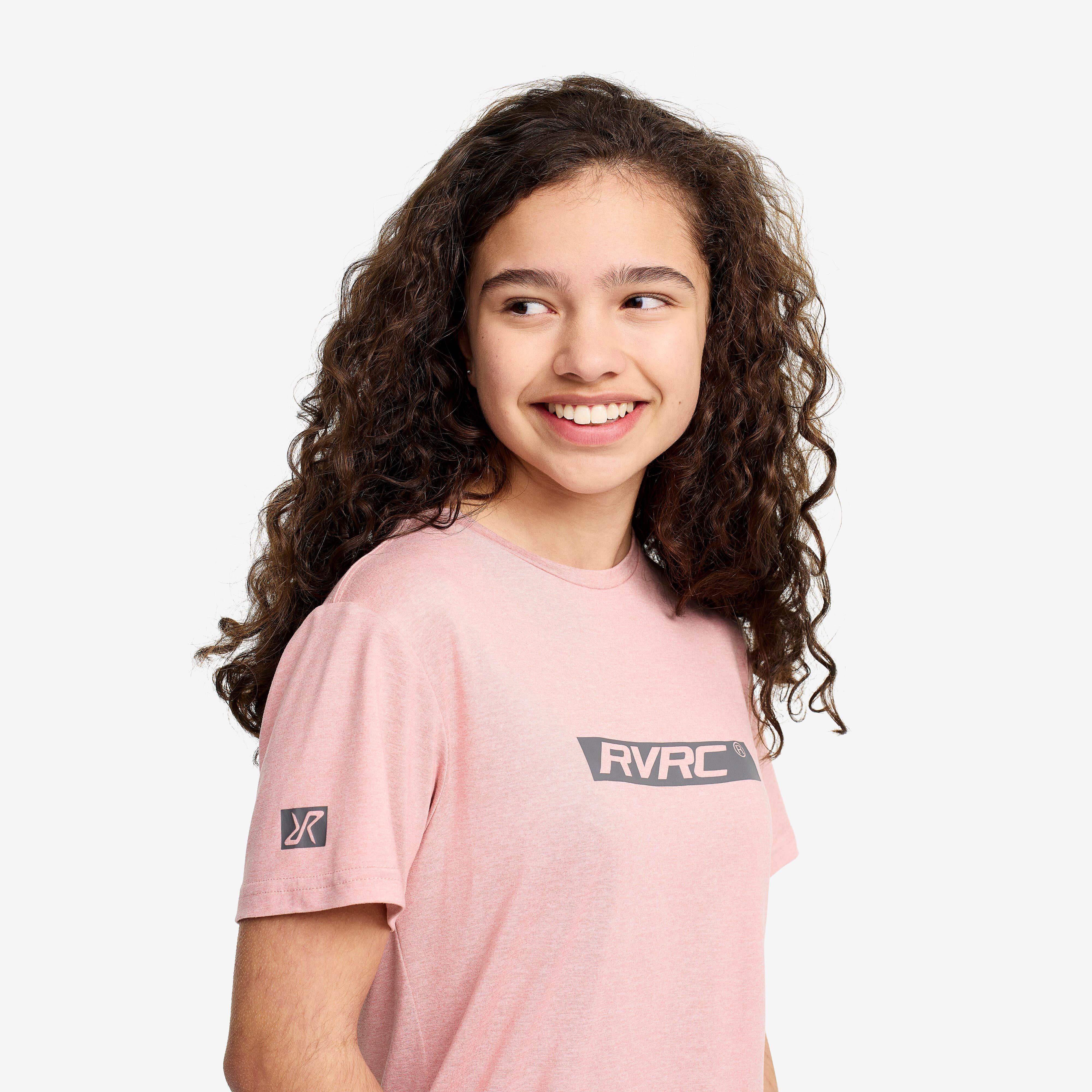 Backpacker Tee Teens Blush Melange