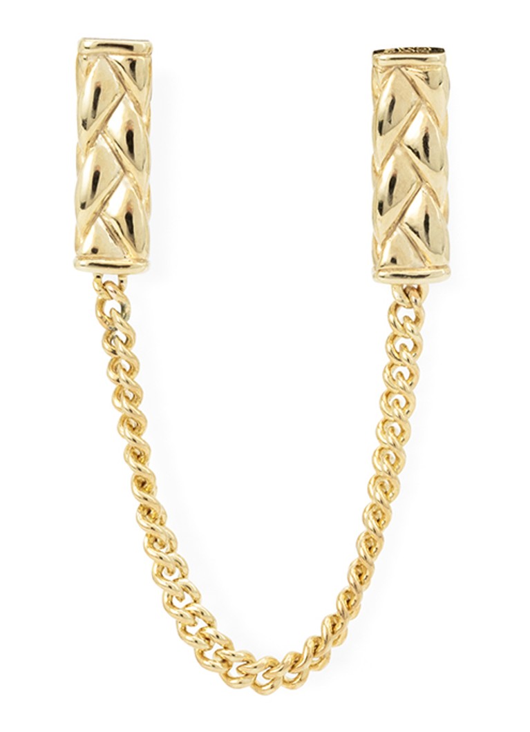 Buddha to Buddha George single gold-plated stud earrings
