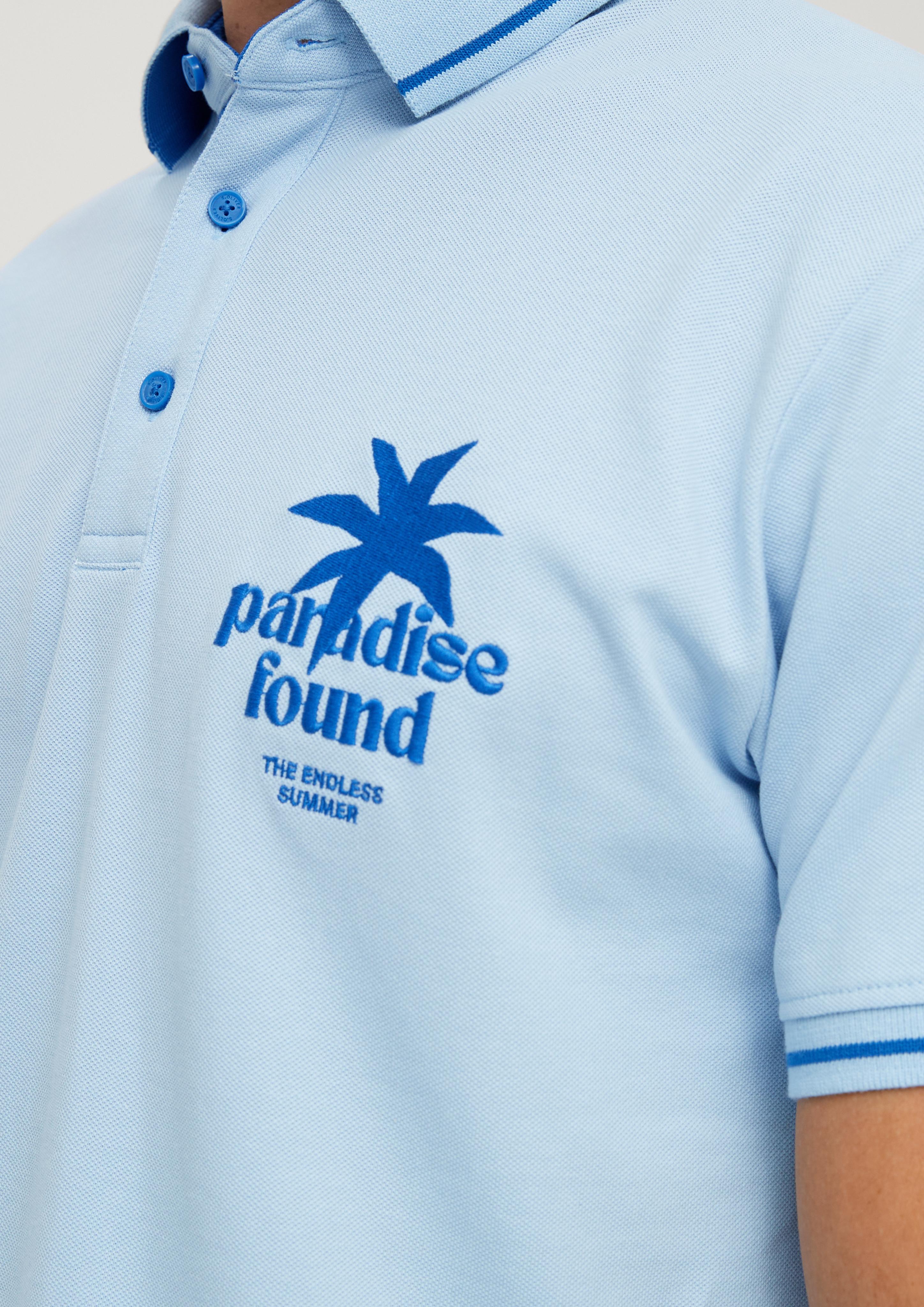 Polo-Shirt aus Baumwoll-Piqué  2131479-50D1