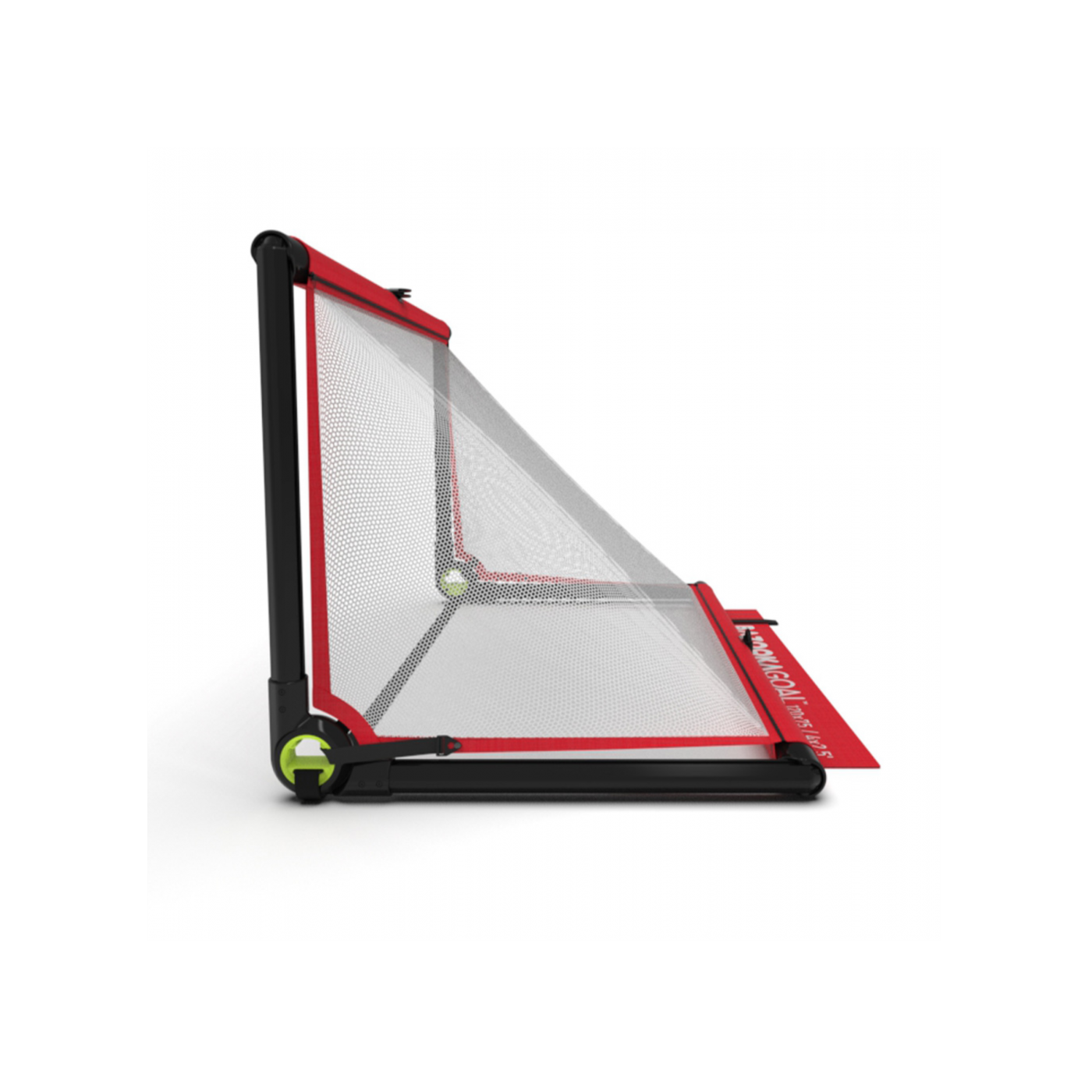 Bazookagoal Teleskoptor | 120x75 cm Rot Weiss | Funino Fußball Minitor