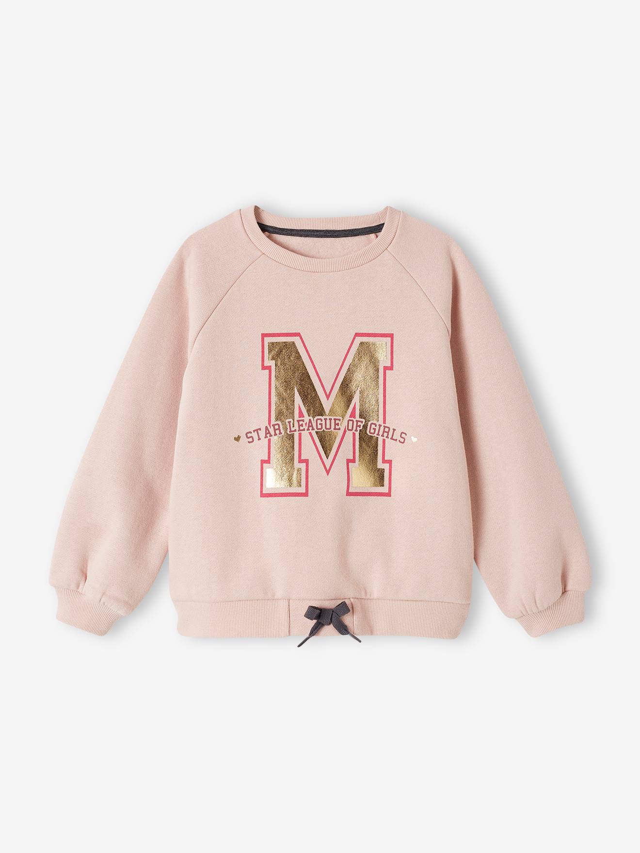 Vertbaudet Mädchen Sport-Set: Sweatshirt & Leggings - pudrig rosa
