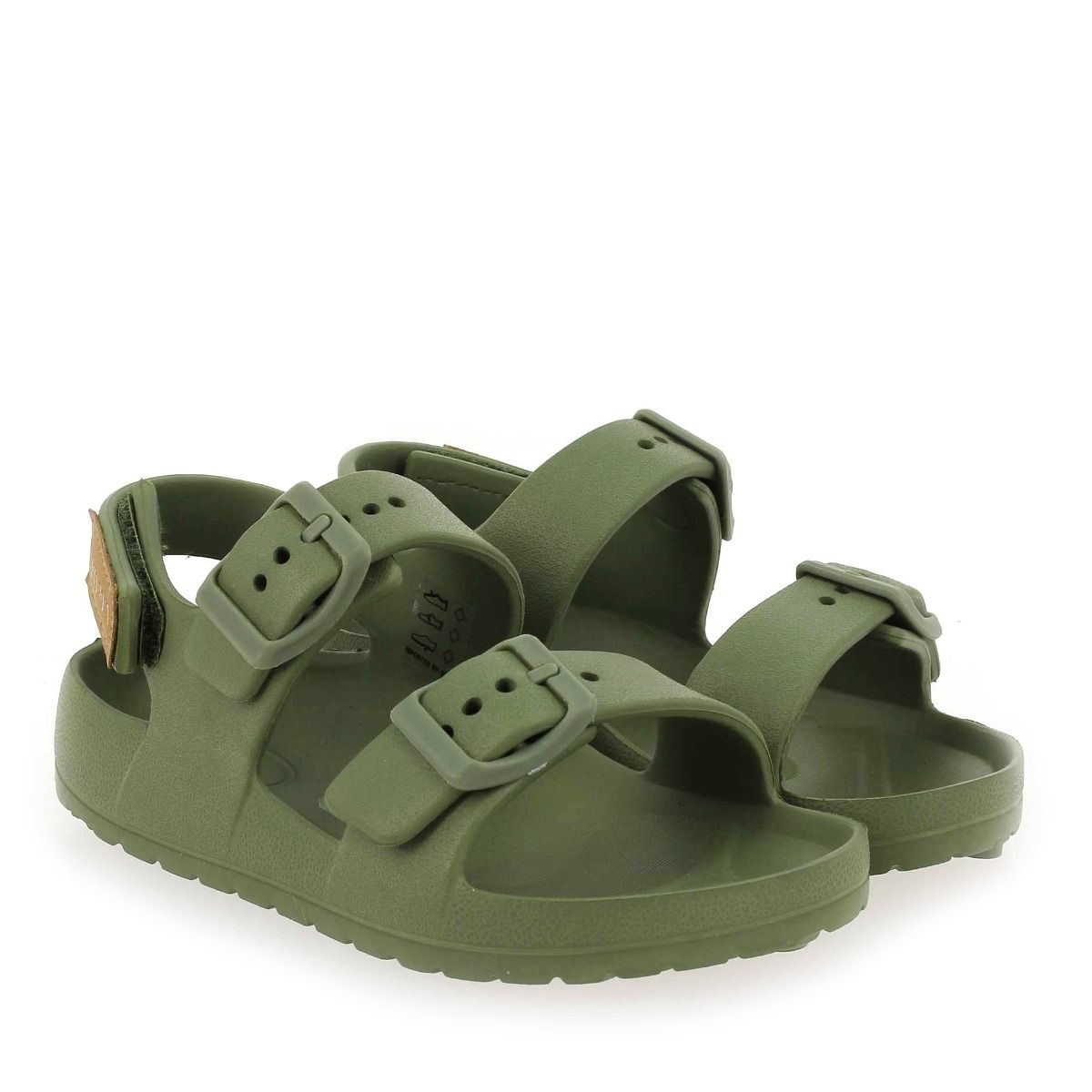 Shoopom  SURFY BUCKLES - Kaki