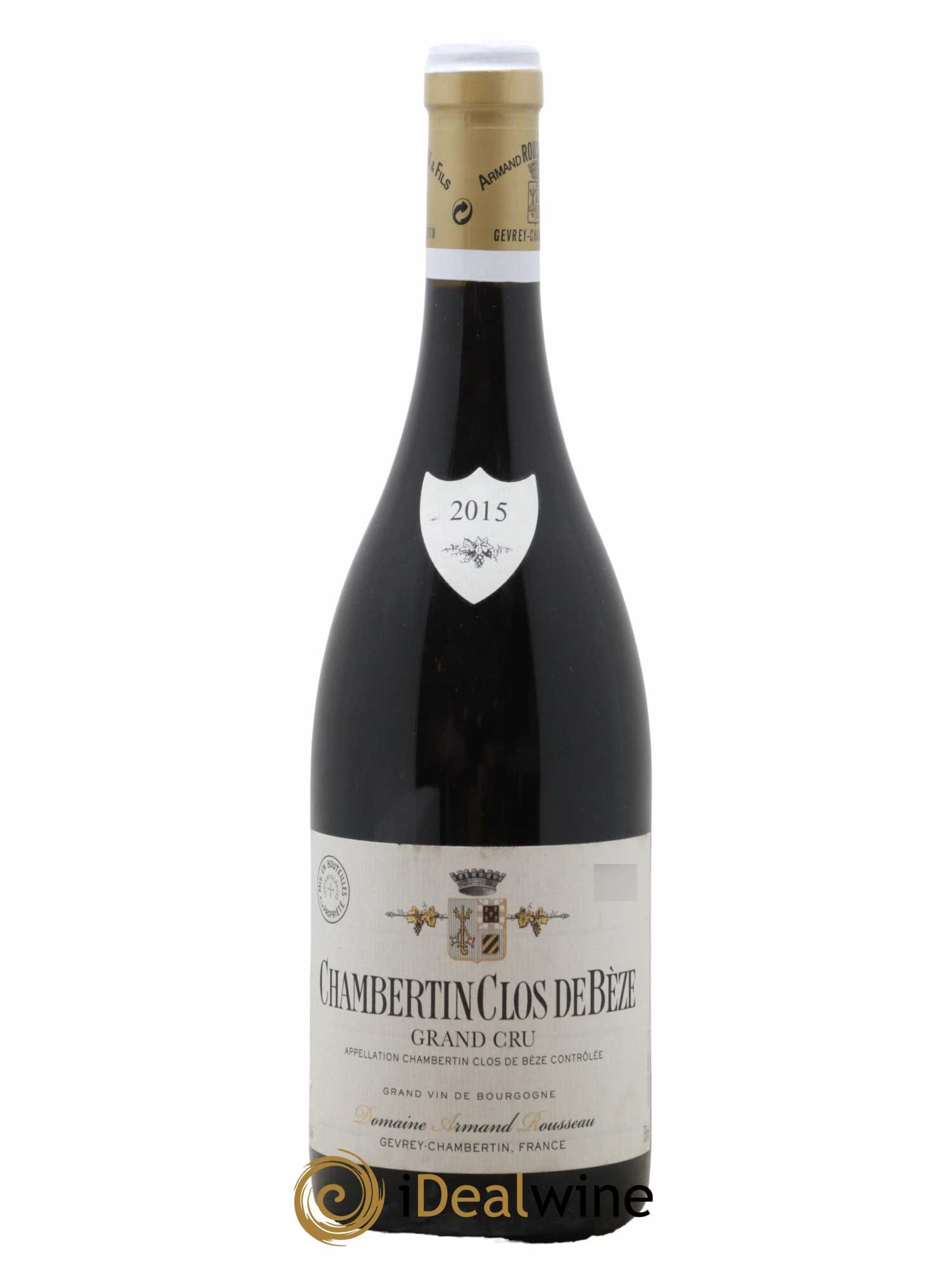 Chambertin Clos de Bèze Grand Cru Armand Rousseau (Domaine)  2015 - Lot de 1 Bouteille