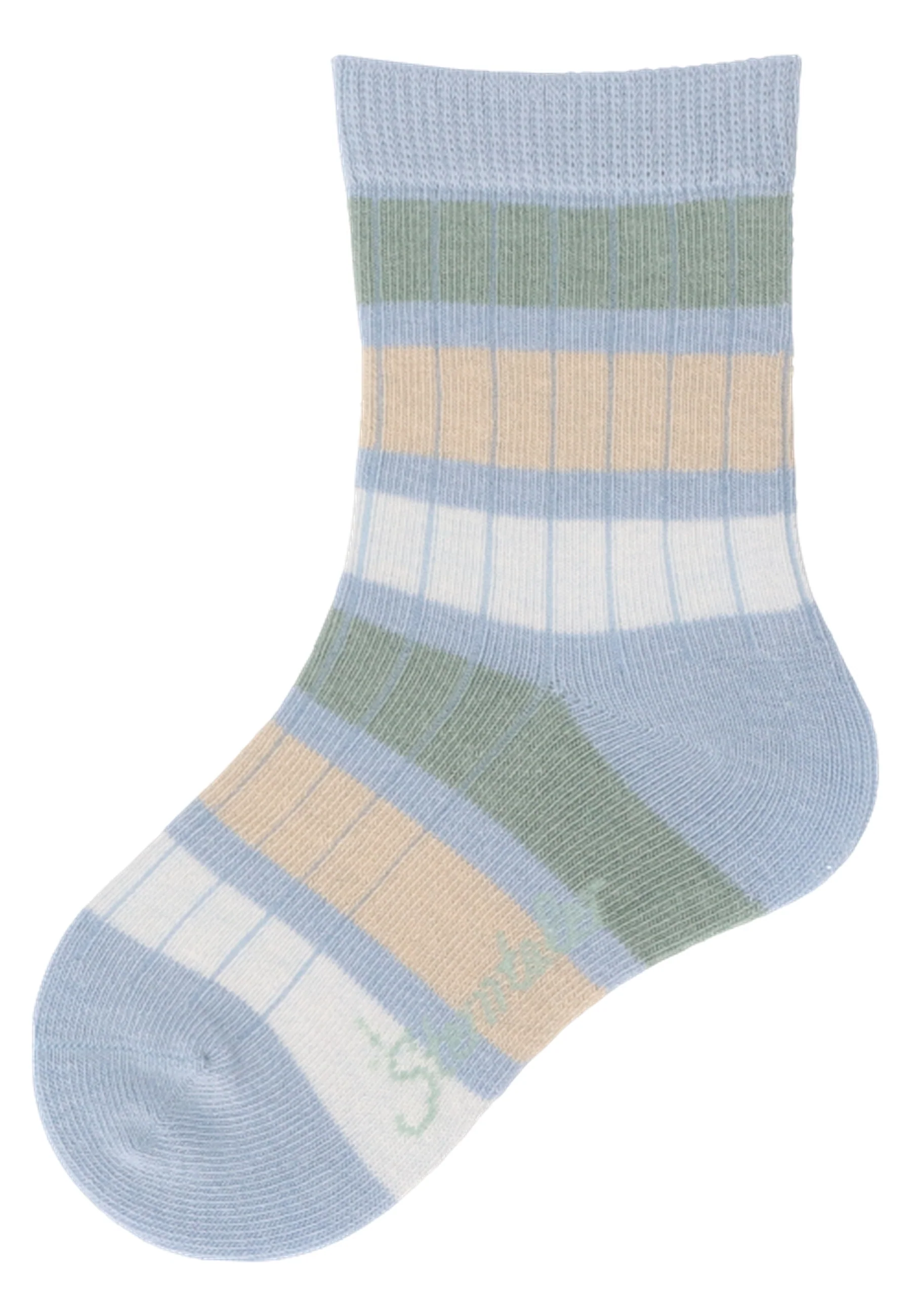 Socken im 3er Pack mit Rippenoptik in versch. Farben