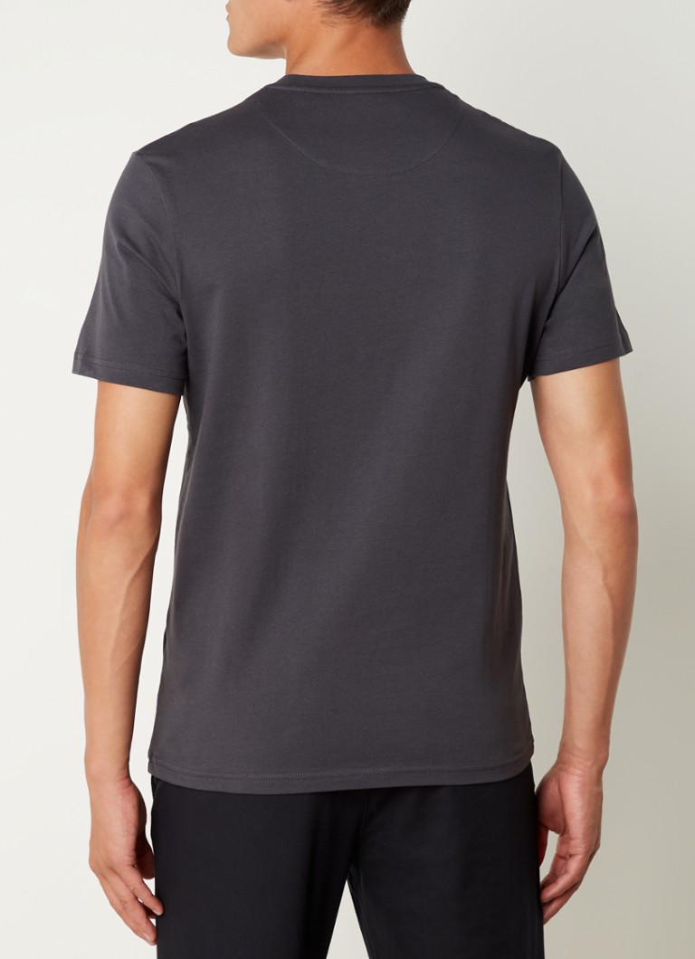 Tricou Lyle & Scott din bumbac organic cu logo.