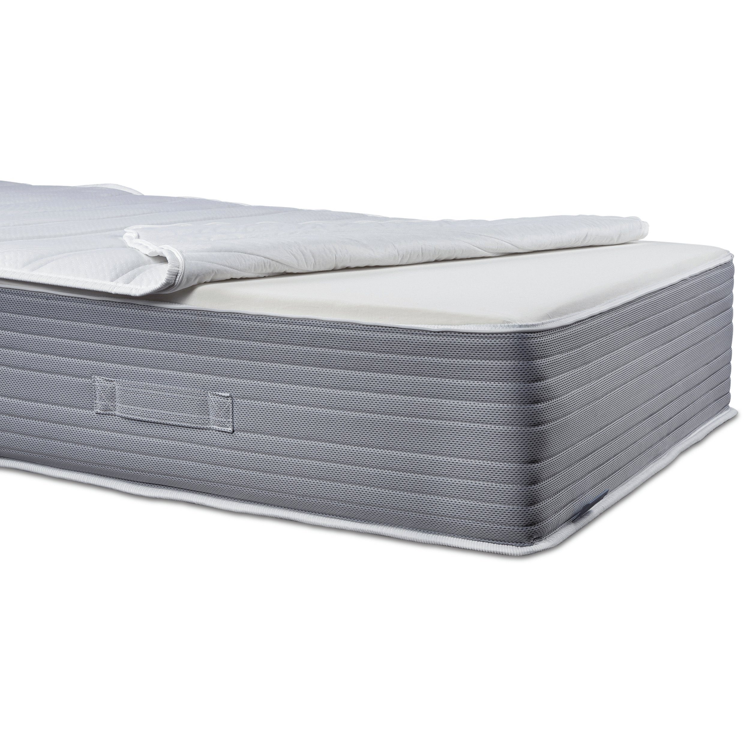 Kaltschaummatratze, ALX - Deluxe, 30 cm hoch, Boxspringbett Matratze mit Wellenschnitt, Viscoschaum-Wendematratze
