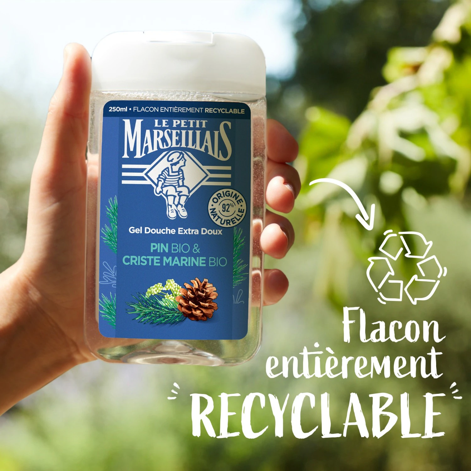 Le Petit Marseillais Extra Gentle Shower Gel Pine and Sea Fennel