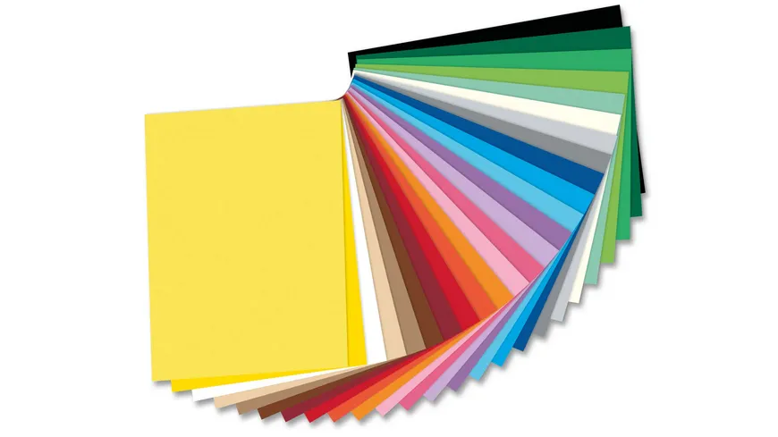 folia Fotokarton 25 Bögen 35 x 50 cm sortiert
