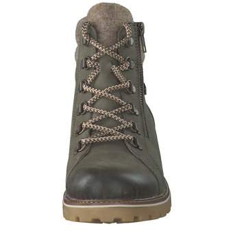 Remonte Schnür Boots in grün