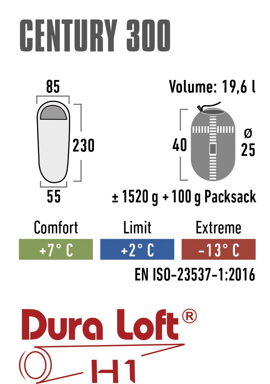 High Peak Century 300 Schlafsack