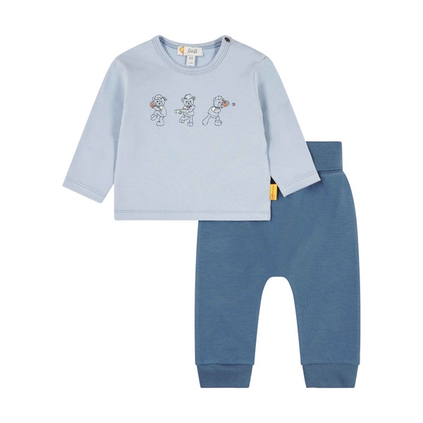 Set Hose + T-Shirt langarm, hellblau für Jungs