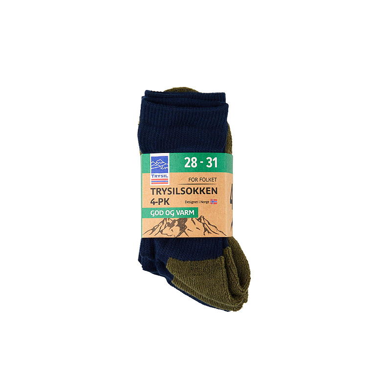 Trysil Trysilsokk 4-pk str 28/31 God og Varm