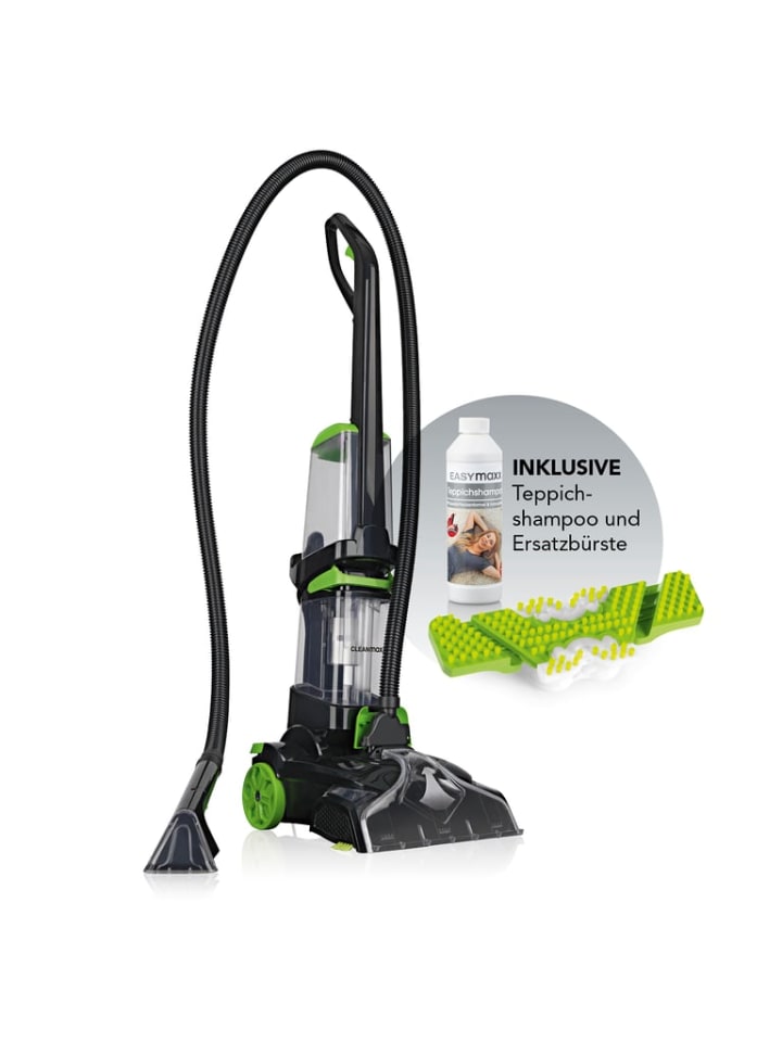 CLEANmaxx CLEANmaxx Teppichreiniger Professional mit Vibrations- und Seitenbürsten - schw günstig kaufen onesize