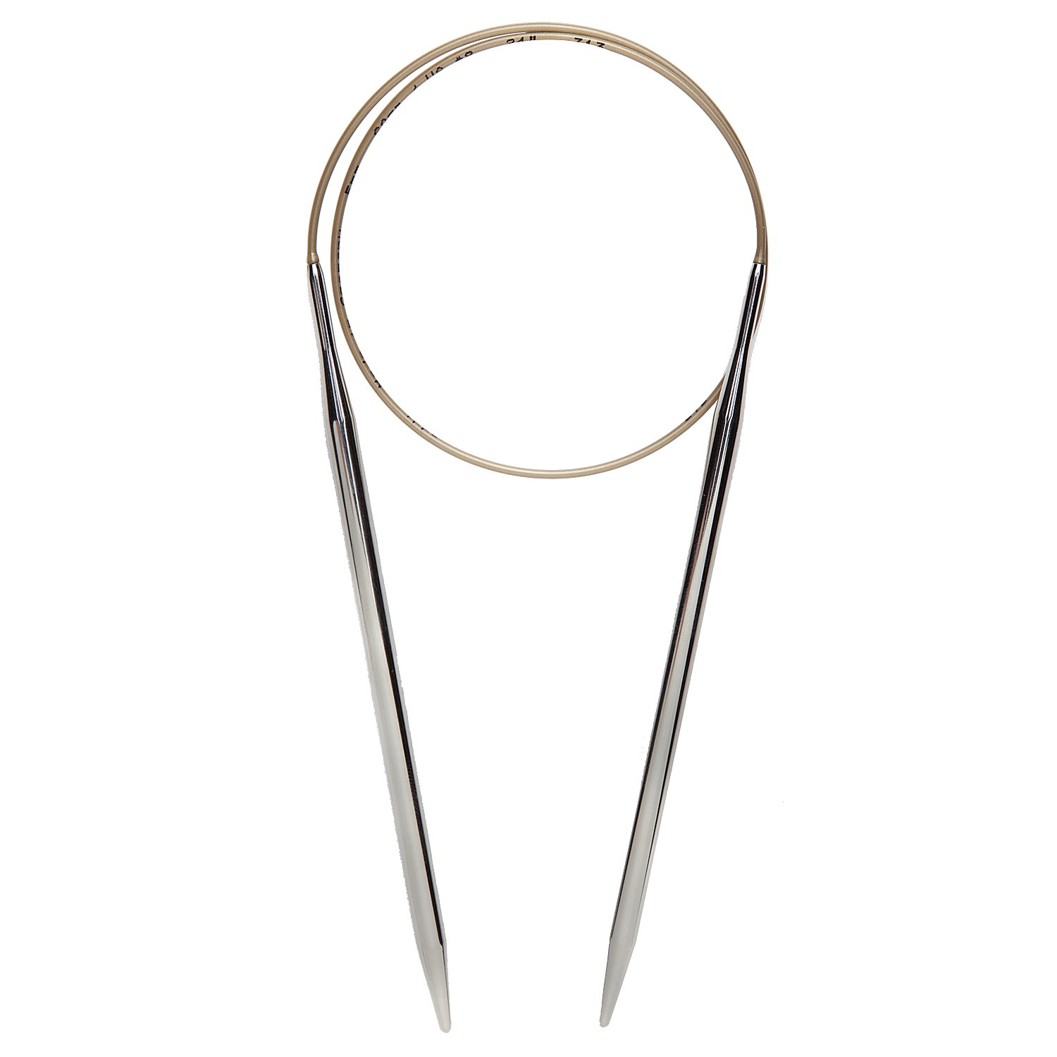 addi Rundstricknadel, Messing, 60 cm