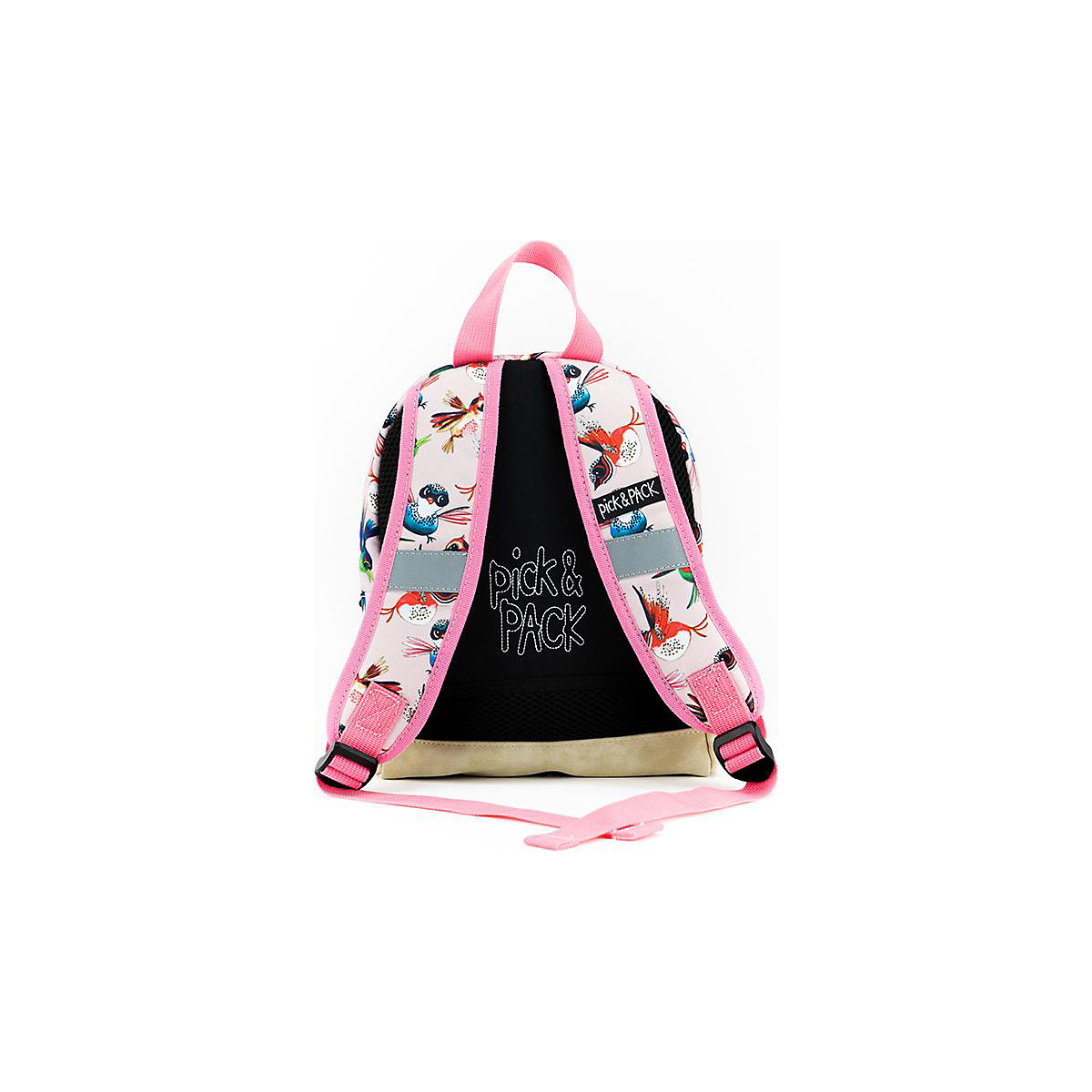 Kinderrucksack XS Birds Soft Pink