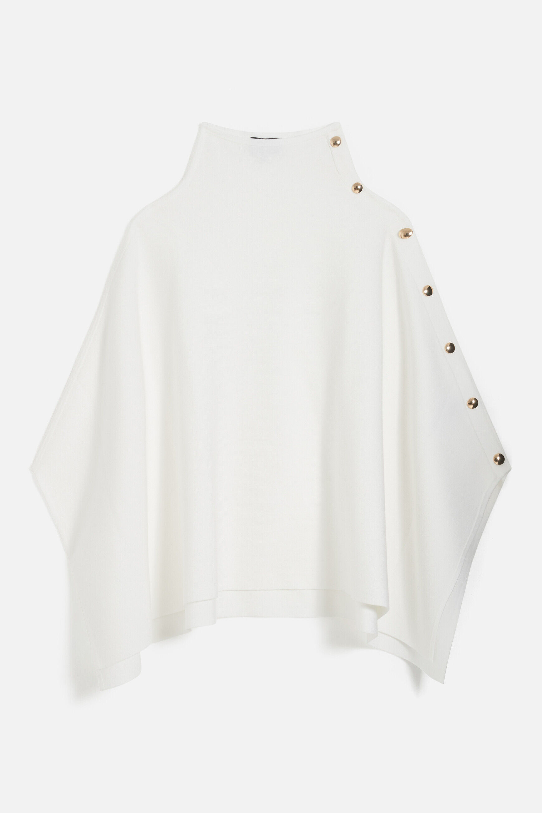 Poncho helvira ivoire femme