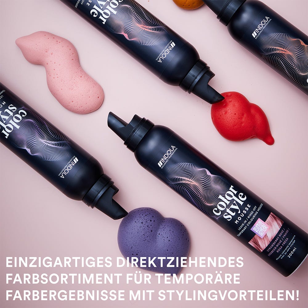 INDOLA Color Style Mousse Perl Grau 200 ml