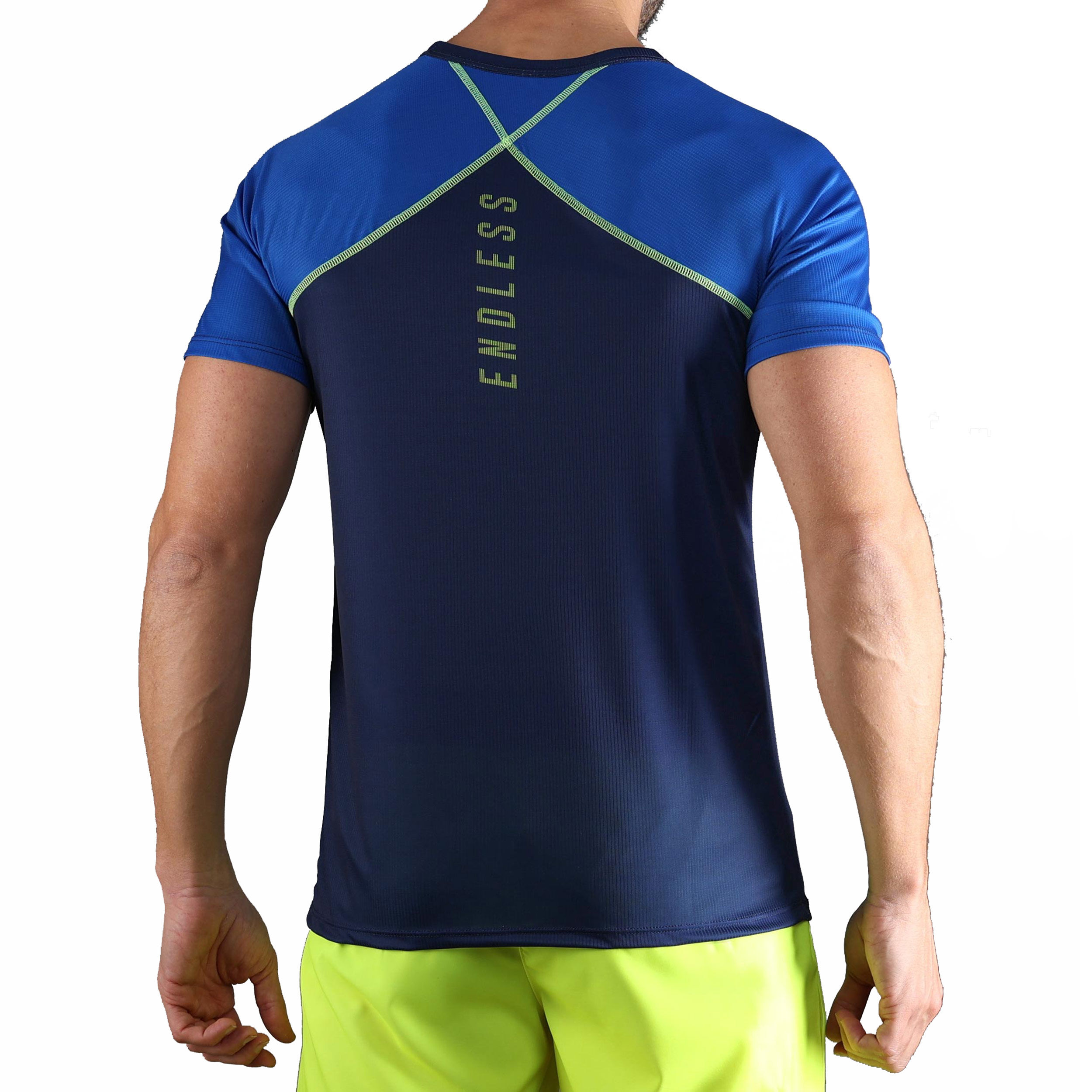 Crossback T-Shirt Herren - Blau