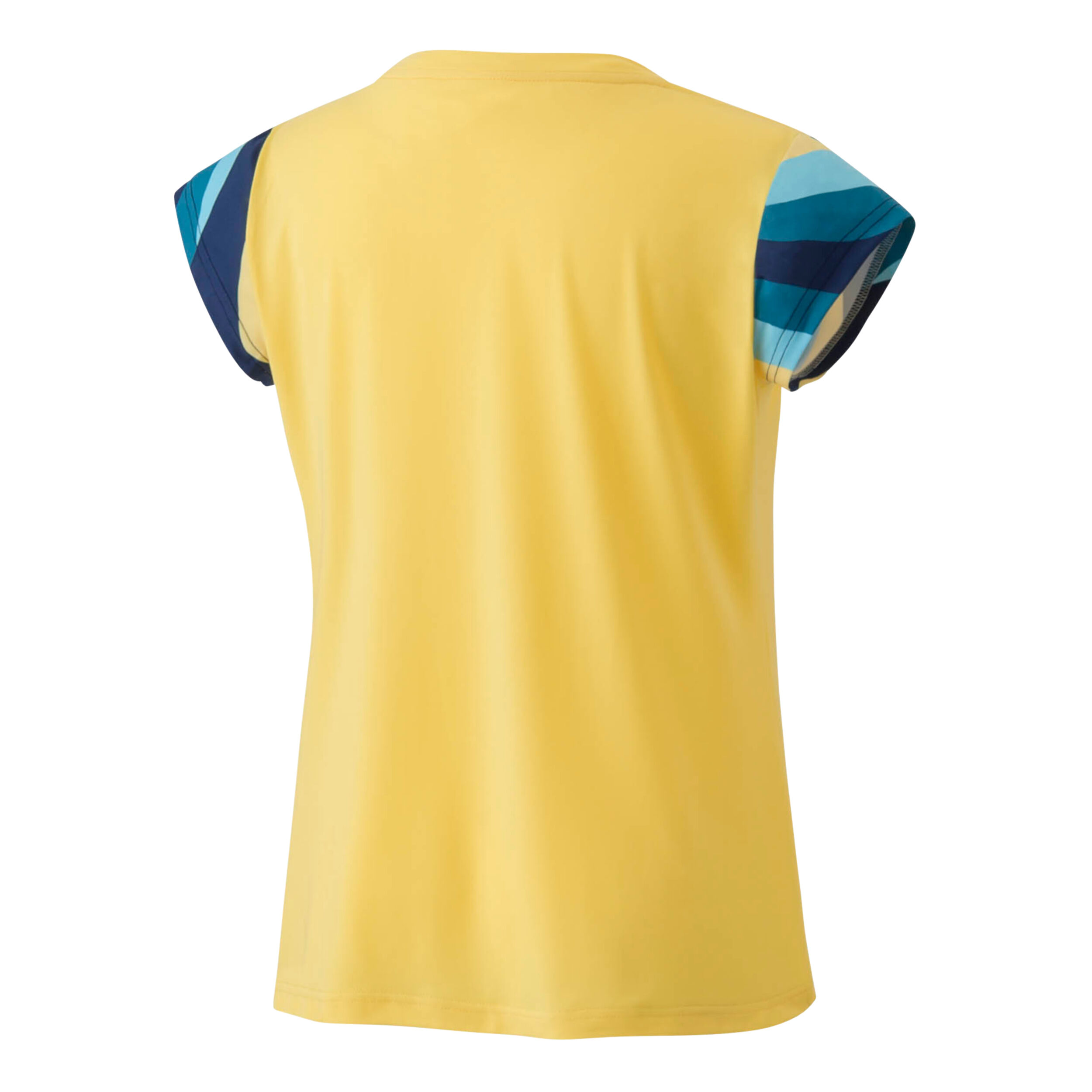Crew Neck T-Shirt Damen - Gelb