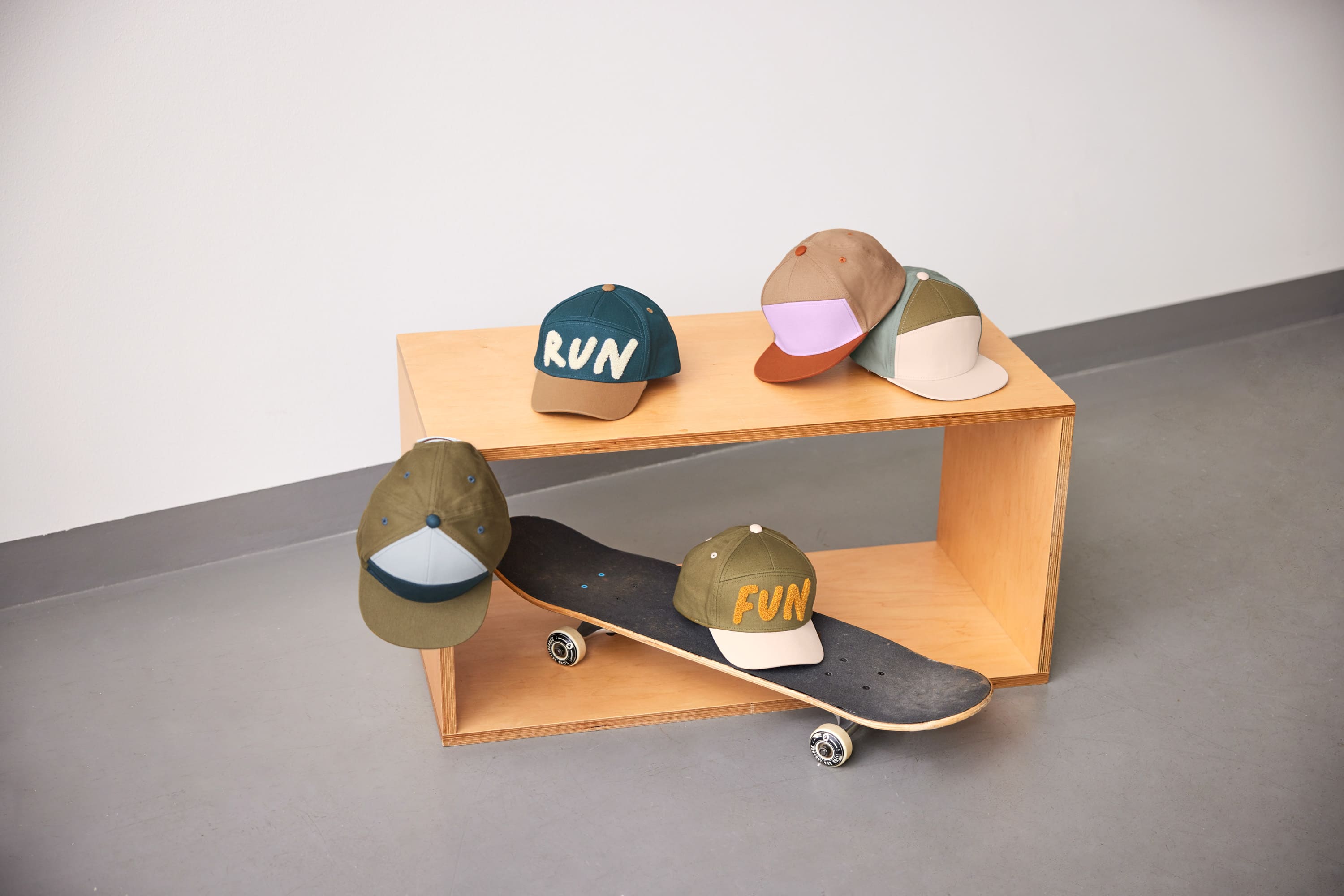 Basecap Kinder - Fun, Sand Oliv