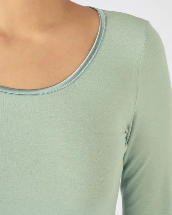 T-shirt Thermolactyl Sensitive biais satin, manches longues
