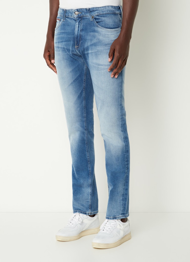 Jeansy Tommy Hilfiger Scanton slim fit, średnie wyblaknięcie