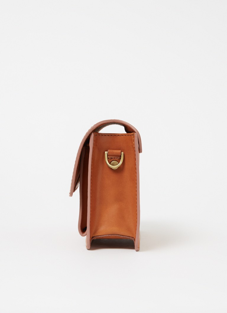 Geantă de umăr mini din piele O My Bag Harper cu curea detașabilă.