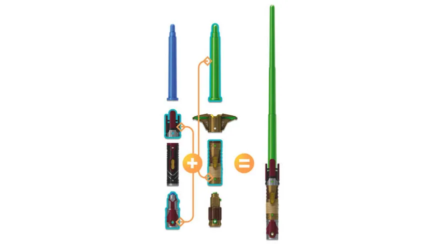 Hasbro - Star Wars Lightsaber Forge Anpassbare Lichtschwerter, 1 Stück, sortiert