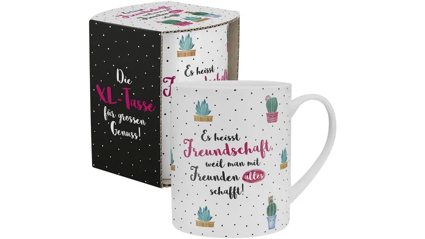 GRUSS & CO XL-Tasse »Freundschaft«