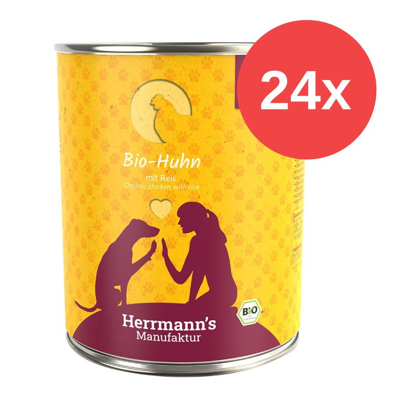 Sparpaket Herrmann's Classic Bio-Menü 24 x 800 g