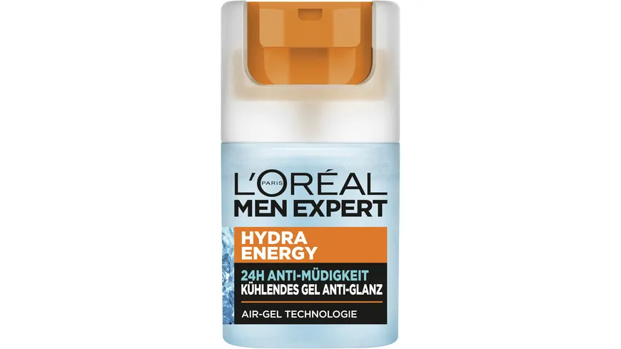 L'Oréal Men Expert Hydra Energy kühlendes Feuchtigkeitsgel Gesicht 50 ml