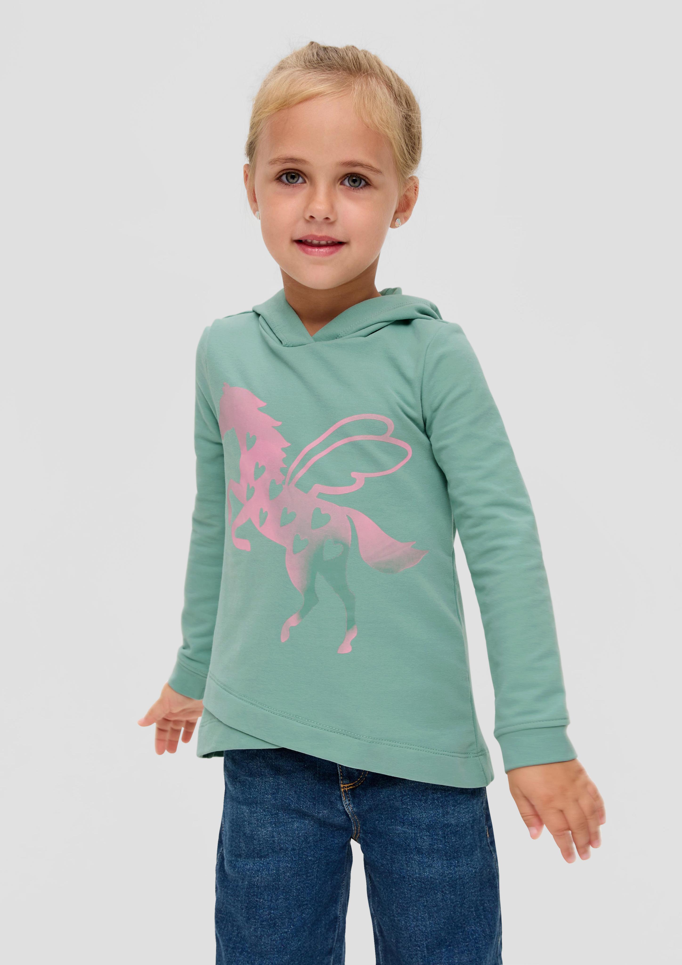Sweatshirt mit Layering-Detail  2133900-7225