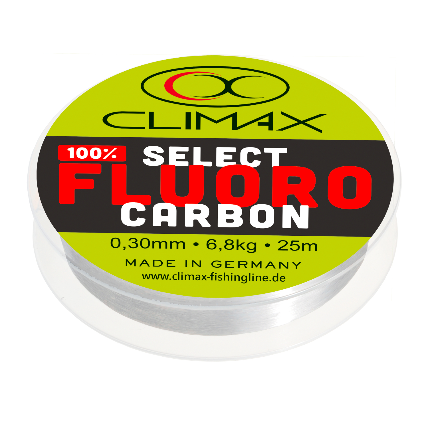 Climax Angelschnur Select Fluorocarbon (transparent, 25 m)