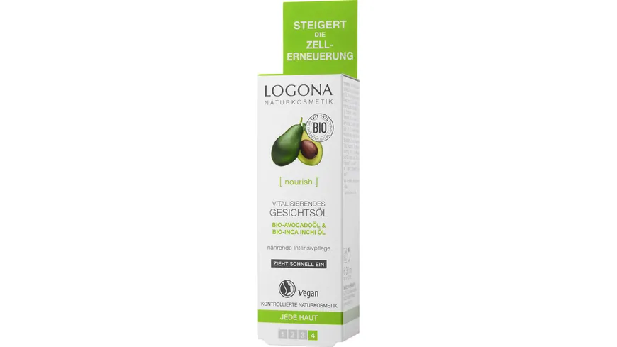 LOGONA vitalisierendes Gesichtsöl 30 ml