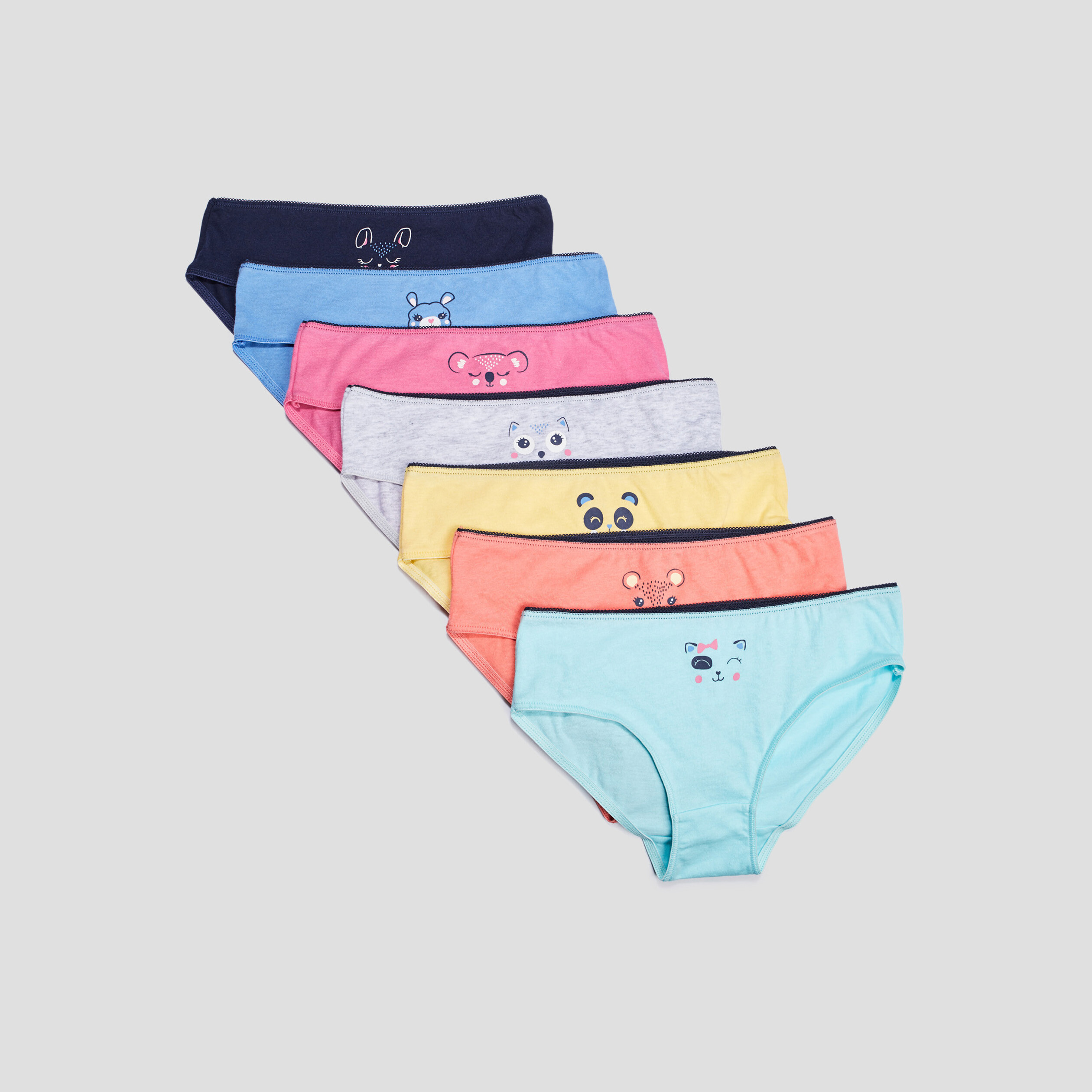 Lot 7 culottes multicolore fille | La Halle